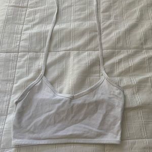 brandy meville cropped halter top!